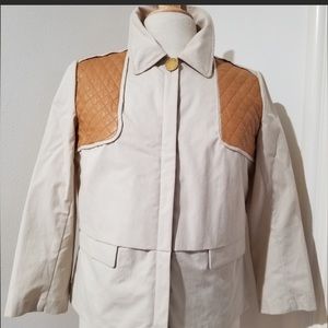 Tory Burch ivory Regina Jacket